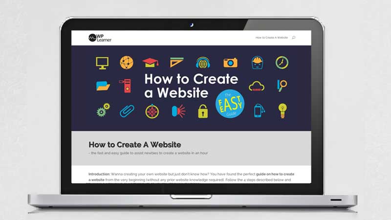 Website design: How to Create A Website Fast and Easy Guide