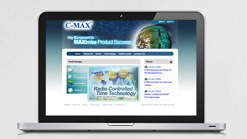 C-MAX Website by Edward Chung
