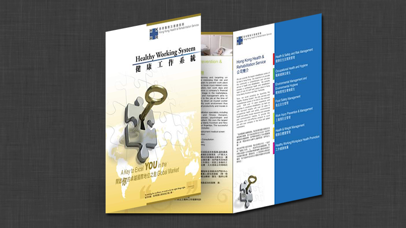Leaflet for Healthy Working System by Edward Chung