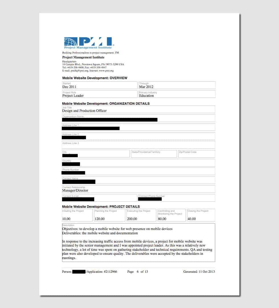 How to Correctly Fill the Online PMP Application Form? - PMP Exam Sns-Brigh10